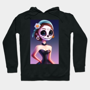 classy sugar skull girl Hoodie